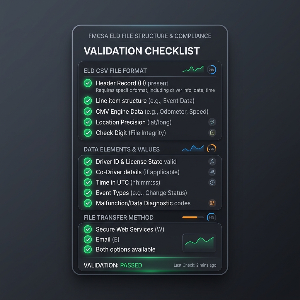 FMCSA Spec Analysis UI Snapshot